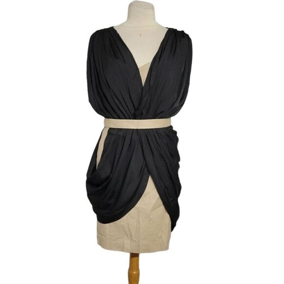 Country road draped dress sz 12 From Australia - Picture 2 of 12
